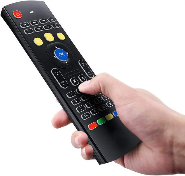 Alt view image 2 of 7 - Werleo Air Remote Mouse MX3 Pro 2.4G Backlit Kodi Remote Control Mini Wireless Keyboard & Infrared Remote Control Learning Best for Android Smart Tv Box HTPC IPTV PC Pad Xbox Raspberry pi 3