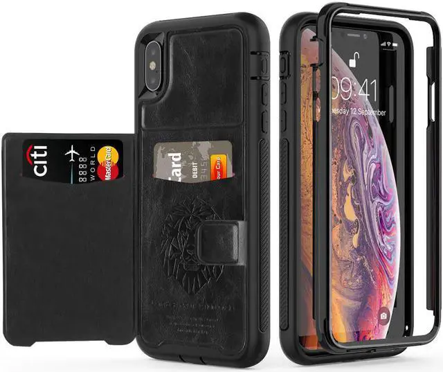 Main image of iPhone Xs Max Wallet Case, iPhone Xs Max 6.5'' 2018 Wallet Case with PU Leather Card Holder Slot Shockproof Protective Case for Apple iPhone Xs Max 6.5 inches 2018