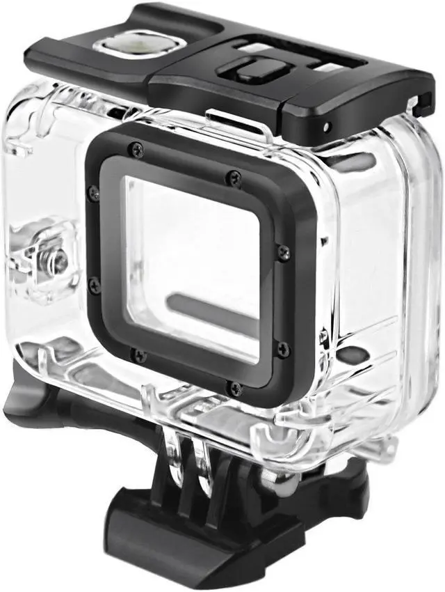 Alt view image 4 of 7 - Werleo Waterproof Housing for GoPro HERO 2018 Gopro 7 6 5 Black Protective 45m Underwater Dive Case Shell with Bracket Accessories for Go Pro Hero 7 Hero 6 Hero 5 Action Camera