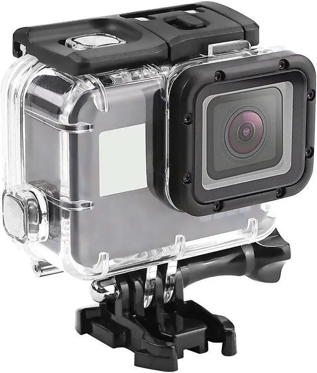 Alt view image 7 of 7 - Werleo Waterproof Housing for GoPro HERO 2018 Gopro 7 6 5 Black Protective 45m Underwater Dive Case Shell with Bracket Accessories for Go Pro Hero 7 Hero 6 Hero 5 Action Camera