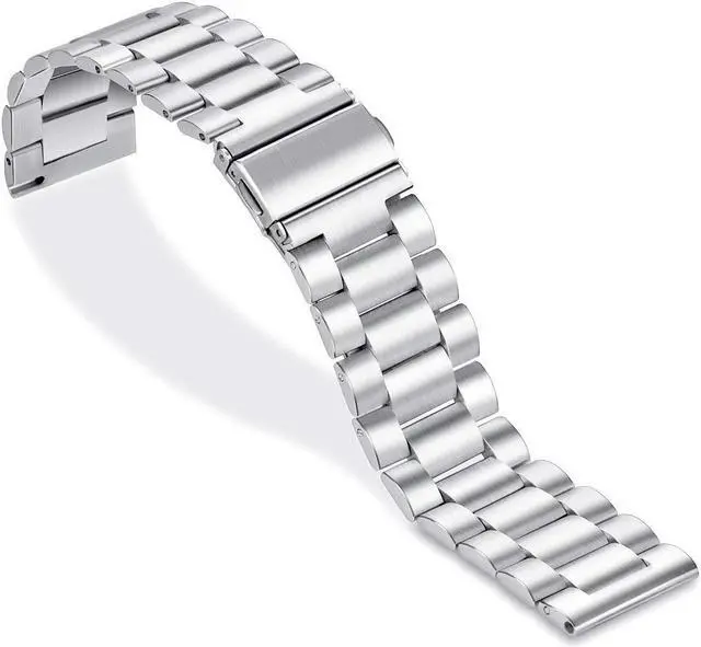 Alt view image 7 of 7 - WERLEO Compatible Samsung Galaxy Watch Active (40mm) Bands Stainless Steel Band + Milanese Loop Replacement Band for Samsung Galaxy Watch Active SM-R500 Smart Watch