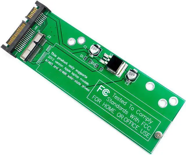 Alt view image 4 of 5 - WERLEO SSD to SATA or USB Adapter Card for (2012 Year ONLY) MacBook Air with Cable, HDD Hard Disk Drive Converter Support Model A1465 A1466