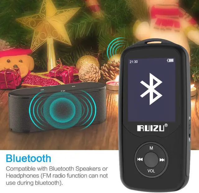 Alt view image 2 of 6 - Werleo Mp3 Player with Bluetooth Mp3 Music Player with FM Radio 100hrs Playback and 128GB Expandable
