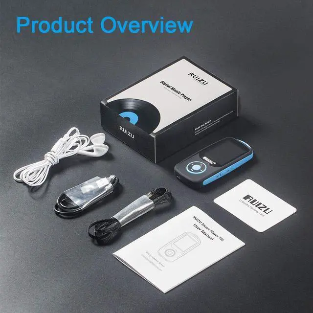 Alt view image 7 of 7 - Werleo Mp3 Player with Bluetooth Mp3 Music Player with FM Radio 100hrs Playback and 128GB Expandable