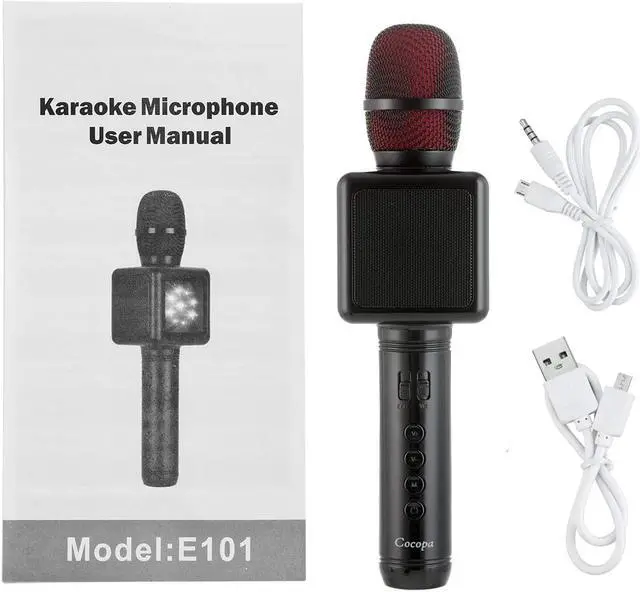Alt view image 4 of 7 - Wireless Karaoke Microphone Werleo Portable Handheld Mic Built-in Speaker with Multi-Function Professional Classic-Style Karaoke Player for iPhone Android Smartphone Home Party KTV Outdoor Karaoke