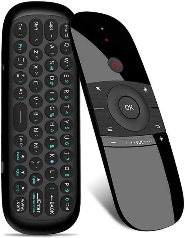 Main image of Werleo 2.4G Smart TV Wireless Keyboard Fly Mouse W1 Multifunctional Remote Control for Android TV Box / PC / Smart TV / Projector / HTPC / All-in-one PC / TV Black