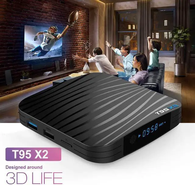Alt view image 4 of 7 - Android 8.1 tv Box WERLEO T95 X2 Android Box S905X2 Quadcore cortex-A53 4GB RAM 64 GB ROM Smart tv Box 2.4G / 5GHz WiFi Support 3D 4k Bluetooth 4.1 Ethernet 10/100M HDMI Output Media Player