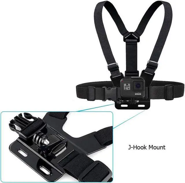 Alt view image 4 of 6 - Werleo Chest Mount Harness Chesty Head Mount Strap Kit Compatible with GoPro Hero (2018), Fusion, Hero 7, 6, 5, 4, Session, 3+, 3, 2, 1 Cameras