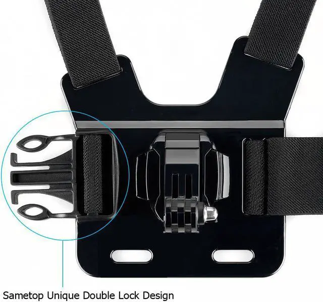 Alt view image 5 of 6 - Werleo Chest Mount Harness Chesty Head Mount Strap Kit Compatible with GoPro Hero (2018), Fusion, Hero 7, 6, 5, 4, Session, 3+, 3, 2, 1 Cameras