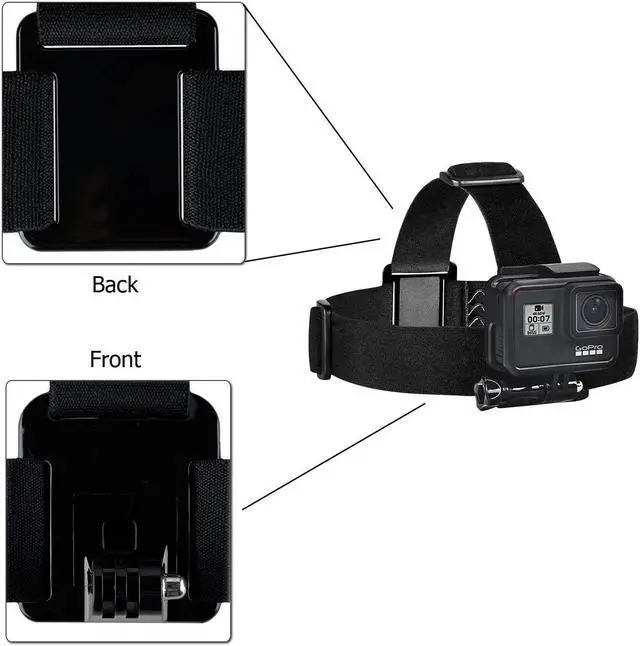 Alt view image 3 of 6 - Werleo Chest Mount Harness Chesty Head Mount Strap Kit Compatible with GoPro Hero (2018), Fusion, Hero 7, 6, 5, 4, Session, 3+, 3, 2, 1 Cameras