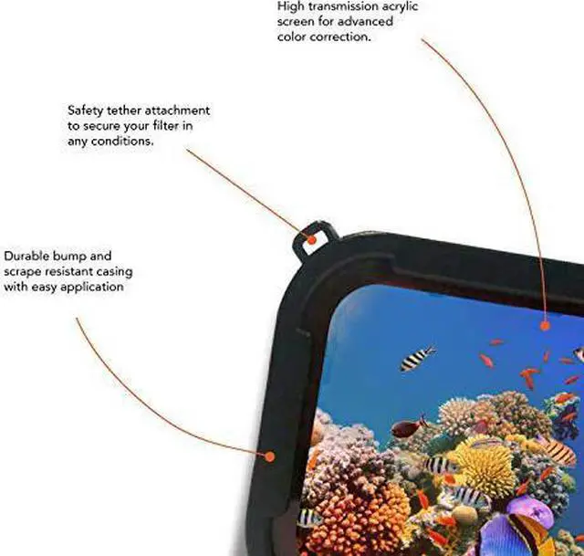 Alt view image 3 of 7 - WERLEO 3 Pack Dive Filter for GoPro Hero 5 6 7 Black Super Suit Dive Housing - Red,Light Red and Magenta Filter - Enhances Colors for Various Underwater Video and Photography Conditions