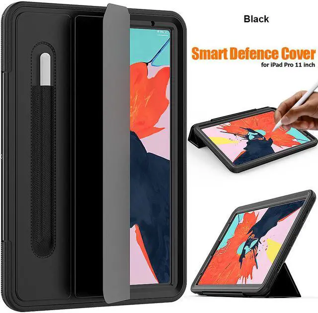 Main image of iPad Pro 11" 2018 Case WERLEO Heavy Duty Three Layer Smart Protective Cover with Pencil Holder & Stand & Auto Sleep / Wake Function & Built-in Screen Protector for Apple iPad Pro 11" 2018