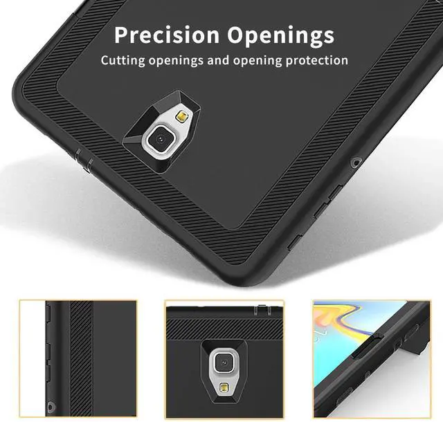 Alt view image 4 of 7 - WERLEO Samsung Galaxy Tab A 10.5 Case - Heavy Duty Full Body Protective Case for Galaxy Tab A 10.5 Inch Tablet 2018 Release Model SM-T590 SM-T595 with Auto Sleep / Wake Up & Stand Folio Design