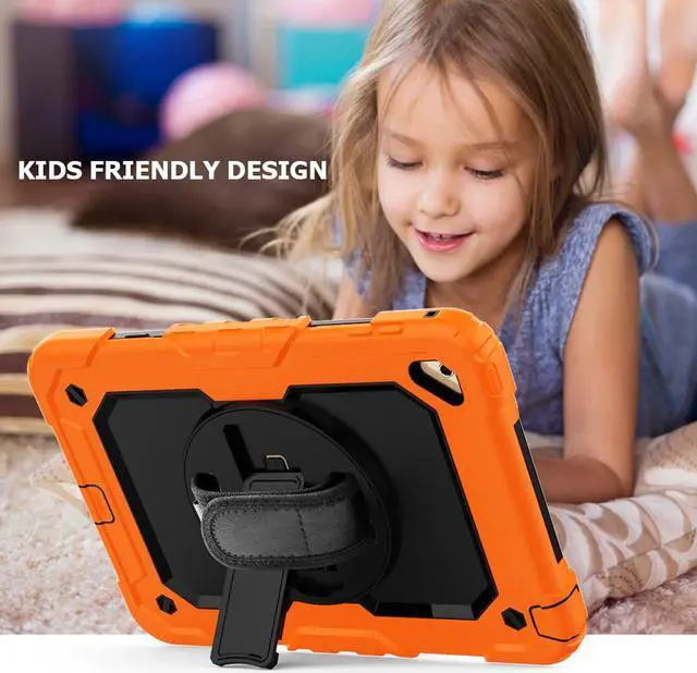 Alt view image 4 of 5 - Werleo for iPad Mini4 Shockpoof Case Three Layer Drop Protection Rugged Protective Heavy Duty iPad Mini 4 Cover with 360 Degree Swivel Stand / Hand Strap and Shoulder Strap for iPad Mini 4 Case