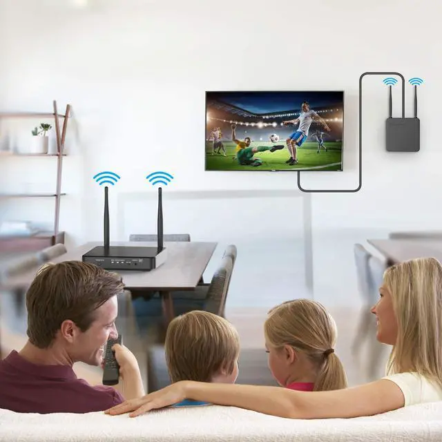 Alt view image 7 of 7 - 660FT 1080P Wireless HDMI Extender Kit Werleo 5G HDMI Wireless Transmitter and Receiver - Loop Out-IR Remote Streaming Full HD 3D Video Audio from PC Cable Netflix YouTube Xbox to HDTV Projector