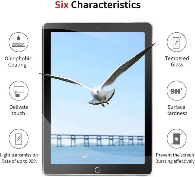 Alt view image 5 of 6 - Werleo Tempered Glass Screen Protector for iPad Mini 1 2 3 (Not Mini 4) Ultra Thin Tempered Glass Film For iPad Mini 1 iPad Mini 2 iPad Mini 3