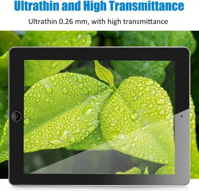 Alt view image 3 of 7 - iPad 2 3 4 Glass Screen Protector Film Werleo 9H HD Premium Tempered Glass Screen Protector for Apple iPad 2 / iPad 3 / iPad 4