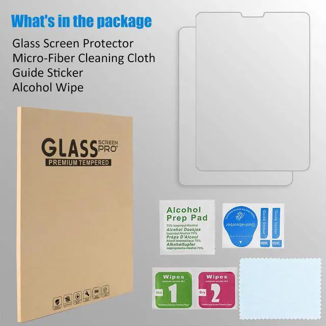 Alt view image 7 of 7 - iPad Pro 11 inch Screen Protector  Werleo Face ID & Apple Pencil Compatible Tempered Glass Film Screen Protector for Apple iPad Pro 11" 2018