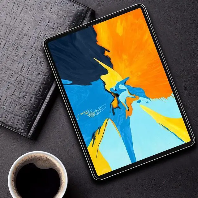 Alt view image 7 of 7 - WERLEO iPad Pro 12.9'' Screen Protector 2018 HD Clear No Bubble Scratch Resistance Tempered Glass for iPad Pro 12.9 Inch Tablet 2018 (2-Pack)