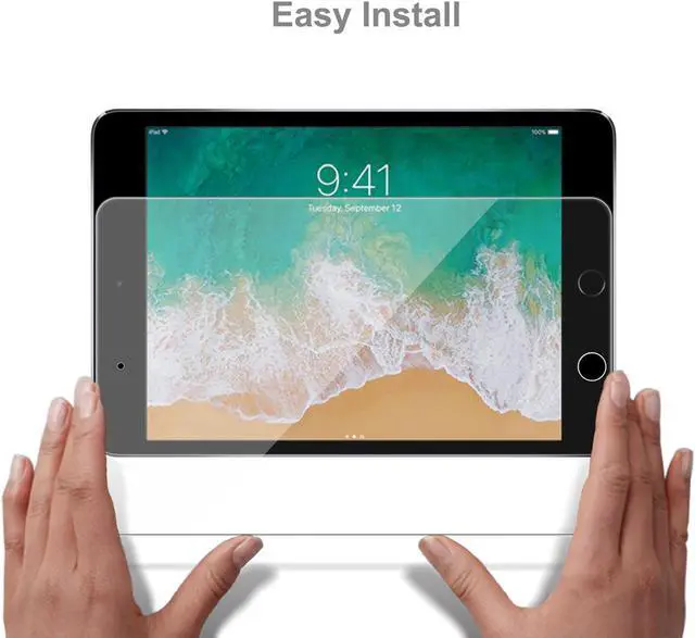 Alt view image 4 of 6 - iPad Mini 5 (2019) Screen Protector / iPad Mini 4 Screen Protector Glass Werleo Tempered Glass Screen Protector for Apple iPad Mini 5 / Min 4 7.9 inch Easy Installation Scratch Resistant - 2 Packs