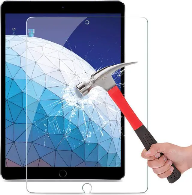Alt view image 7 of 7 - WERLEO [2 Pack] Screen Protector for iPad Air 3 10.5 inch 2019 / iPad Pro 10.5 - Tempered Glass/Apple Pencil Compatible / Scratch Resistant