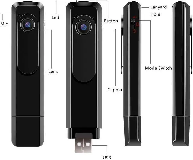 Alt view image 3 of 7 - Mini Camera 1080 HD H.264 Pen Camera USB Charging Video Voice Recorder Mini DV DVR Camcorder Micro Camera Mini DV Camera