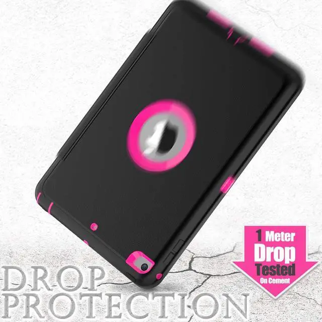 Alt view image 5 of 6 - iPad Mini 5 Case iPad Mini 4 Case WERLEO Smart Case Protective Cover Auto Sleep Wake with Stylus Holder Three Layer Drop Protection Heavy Duty Stand Case for iPad Mini 5th / 4th Gen