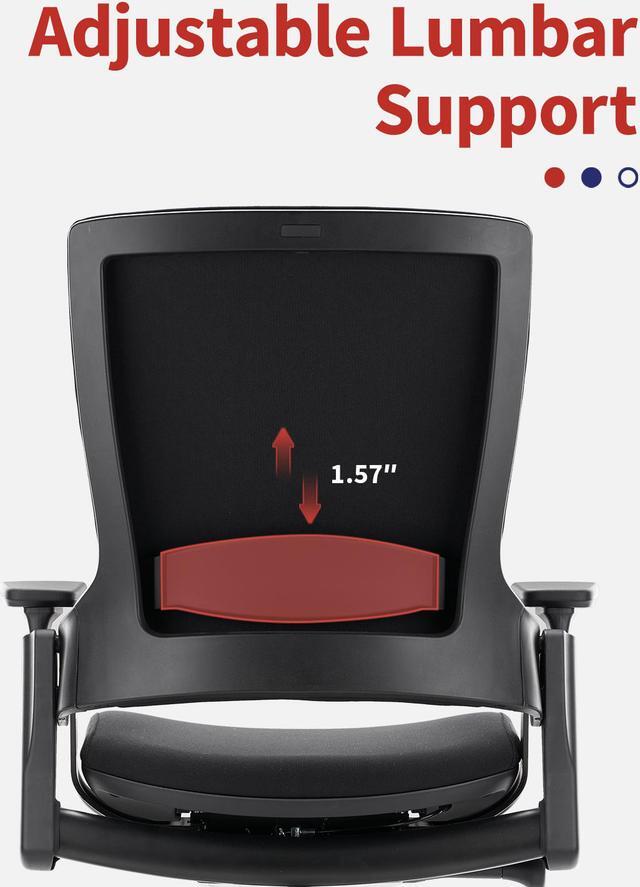 Alt view image 6 of 7 - Clatina Mellet Office Chairs Gaming Chairs, High Back Adjustable Ergonomic Office Leisure Game Chair