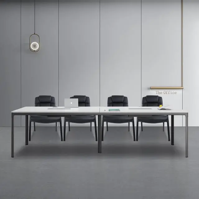 Alt view image 6 of 7 - CLATINA Big & Tall 500 lb. Guest Chair, Leather Reception Chairs with Padded Arm Rest for Waiting Room Office Home and Meeting Conference-Black