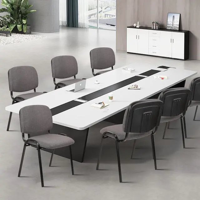 Alt view image 7 of 7 - CLATINA Waiting Room Chairs Fabric Stackable Chair Metal Frame with Lumbar Support and Thickened Seat Cushion for Waiting Conference Room Guest Chairs 1 Pack