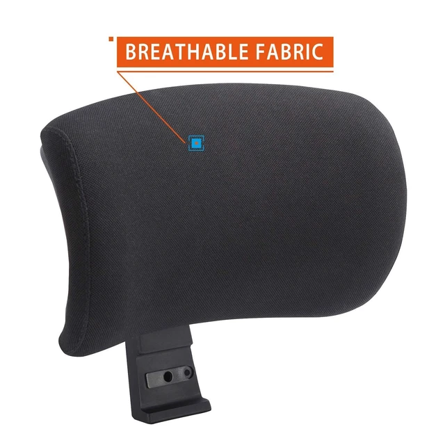 Alt view image 4 of 7 - CLATINA Adjustable Height Upholstered Headrest for 247 Series Ergonomic High Swivel Executive Chair (Black)