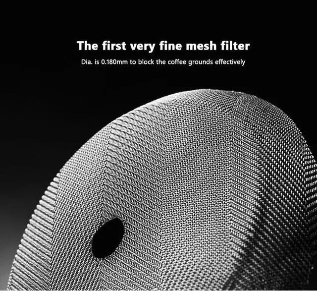 Alt view image 4 of 7 - TIMEMORE French Press Coffee Maker Double Filter Mesh 350ml