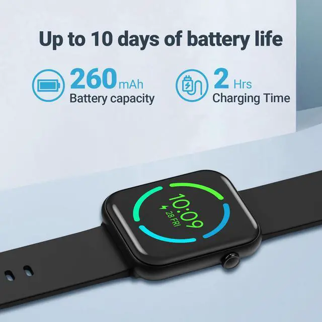 Alt view image 6 of 6 - TicWatch GTH smartwatch 24H Skin Temperature Measurement Blood Oxygen 24H Heart Rate Monitoring Sleep Tracking 5ATM Water Resistant Rating Stress Tracking 10 Days Battery Life Smart Watch