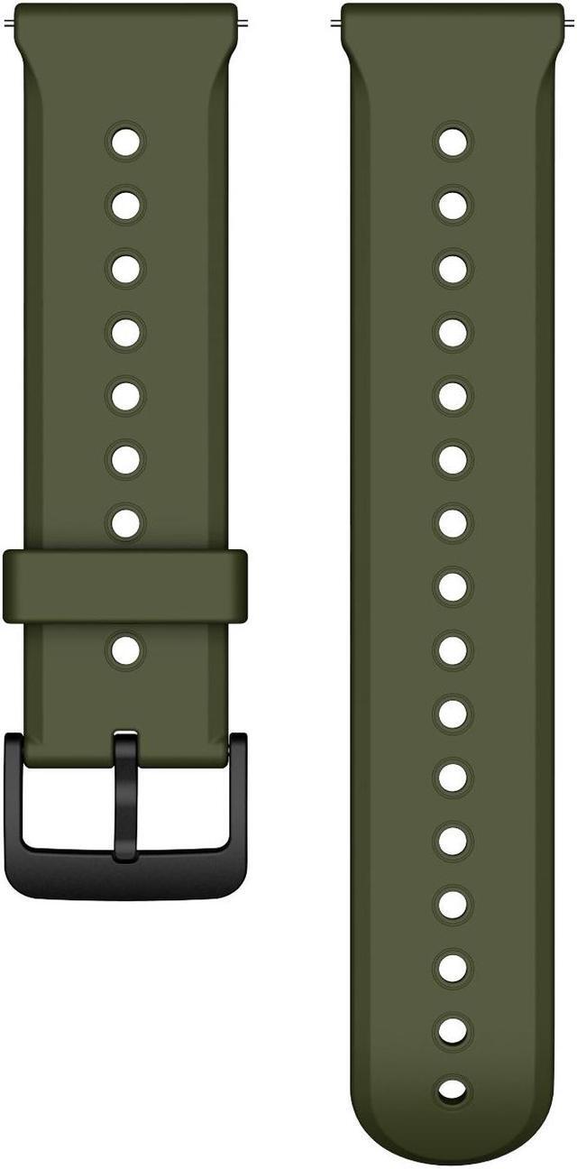 Alt view image 6 of 6 - Mobvoi Ticwatch Pro 5 Smartwatch Band Replacement 24mm Width Silicone Watch Strap Quick Release Genuine Watch Band Only for Pro 5 Watch, Jungle Green