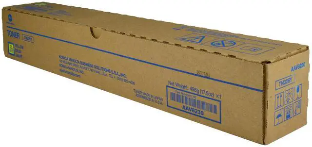 Main image of Konica Minolta TN328Y Yellow Toner Cartridge - For Use withKonica Minolta AAV8230 bizhub C250i, bizhub C300i, bizhub C360i -Genuine Konica Minolta Brand