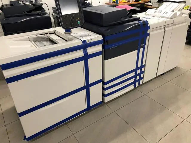 Alt view image 3 of 4 - Xerox Versant 180 with 2 Door High Capacity Feeder, Production Booklet Maker Finisher , EX180 Fiery