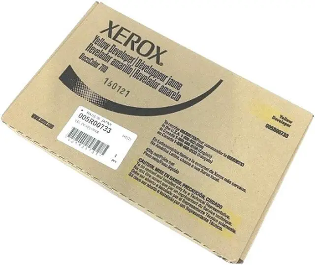 Main image of Xerox Digital Color Press 700, 700i, 770 Color 550, 560, 570, C60, C70 Color C75, J75, Yellow Developer Material (5R733)