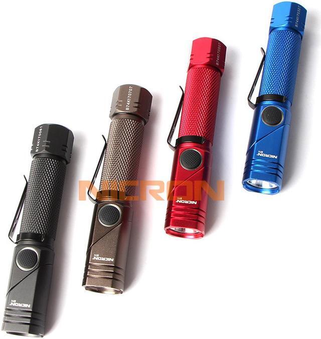 Alt view image 4 of 6 - NICRON Rechargeable Led Flashlight Handfree Dual Fuel 90 Degree Twist Rotary Clip 600LM Waterproof Magnet Mini Lighting LED Torch Outdoor B74