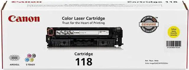 Alt view image 5 of 13 - Canon - 2659B001AA - Canon 118 Toner Cartridge - Laser - Yellow
