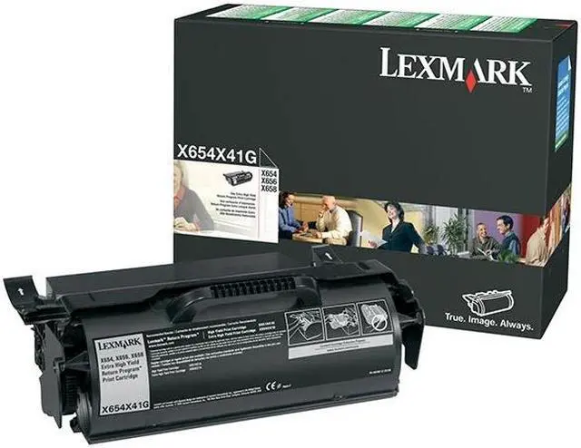 Alt view image 8 of 13 - Lexmark X654X41G Extra High Yield Return Program Toner Cartridge - Black