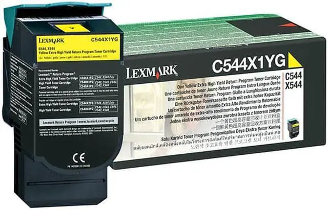 Alt view image 3 of 6 - Lexmark Lexc544X1Yg Lexmark Br X544N - 1-Xhi Rtn Prog Yellow
