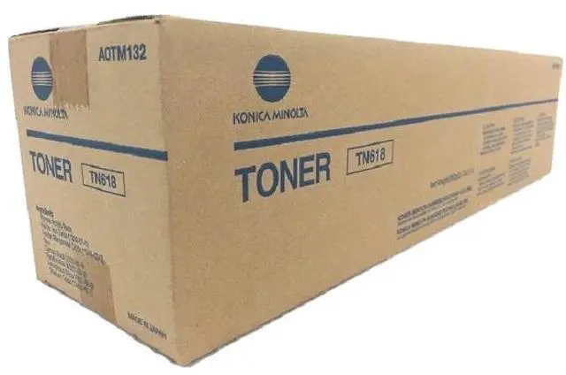 Alt view image 5 of 8 - Konica-Minolta TN618 OEM Toner: Black A0TM132