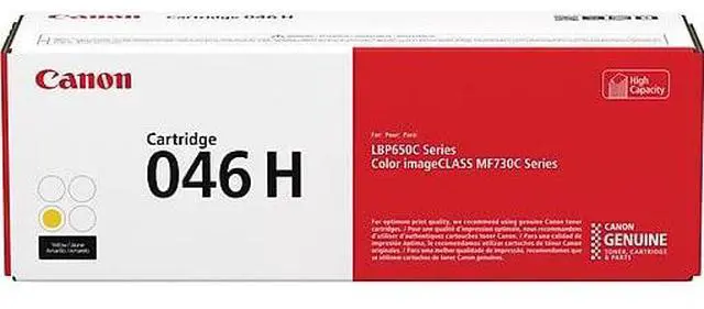 Alt view image 10 of 10 - Canon 046 H High Yield Toner Cartridge - Yellow