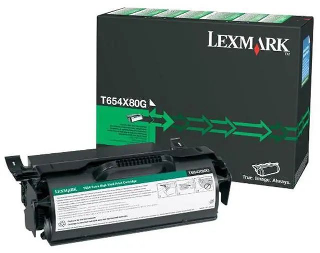 Alt view image 6 of 12 - Lexmark T654X80G Extra High Yield Toner Cartridge - Black