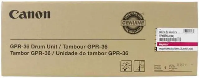 Alt view image 4 of 5 - Magenta Drum Unit for Canon 3788B004 imageRUNNER ADVANCE C2020, imageRUNNER ADVANCE C2030, imageRUNNER ADVANCE C2225, imageRUNNER ADVANCE C2230, Genuine Canon Brand