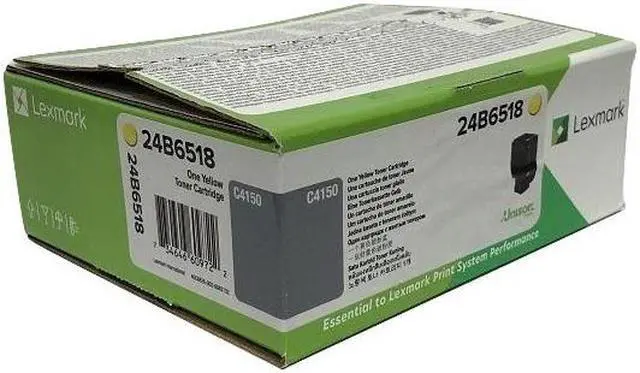 Main image of Yellow High Yield Toner Cartridge for Lexmark 24B6518 C4150, Genuine Lexmark Brand