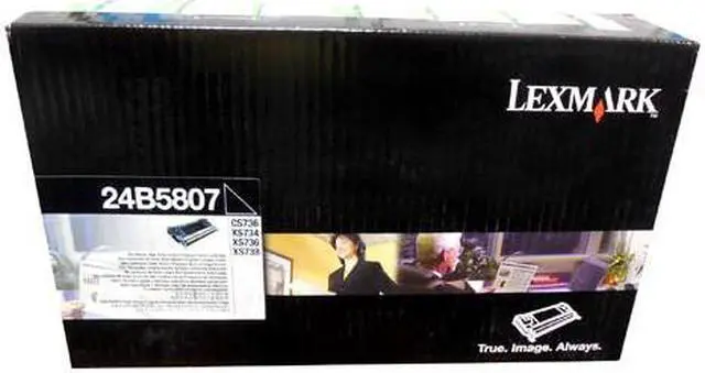 Alt view image 8 of 8 - Black High Yield Toner Cartridge for Lexmark 24B5807 CS736dn, CS748de, XS734de, XS736de, XS748de, Genuine Lexmark Brand
