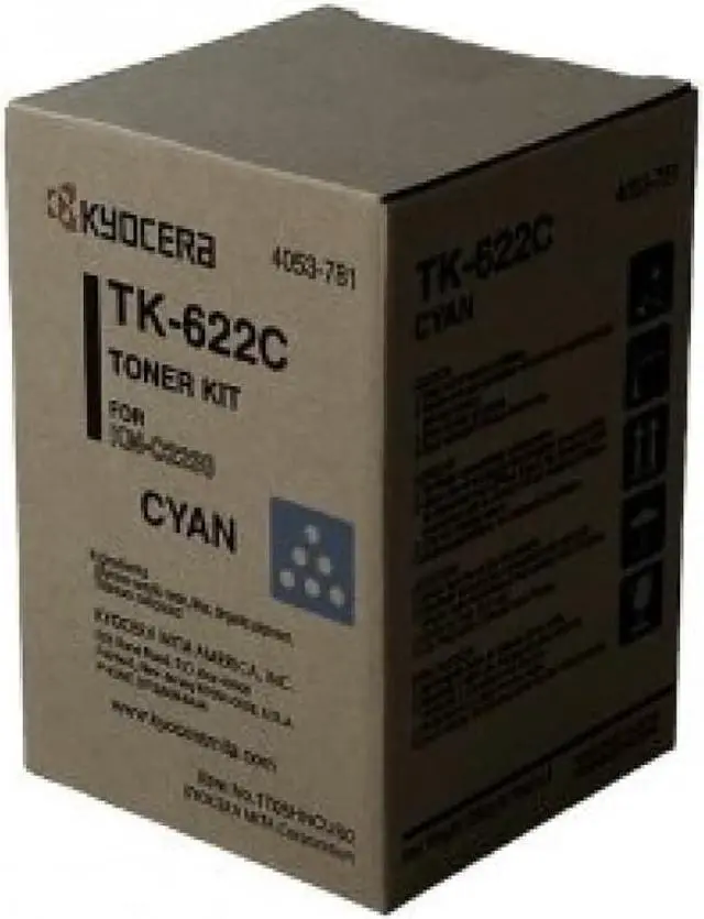 Main image of KYOCERA KYOTK622C Kyocera Br Km-C2230 - 1-Tk622C Sd Cyan Toner