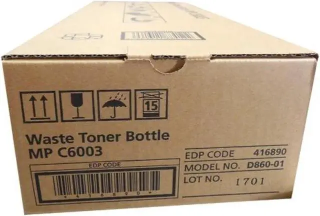 Alt view image 8 of 10 - RICOH WASTE TONER BOTTLE FOR USE IN MPC2003 MPC2503 MPC3003 MPC3004SP MPC3503 MP