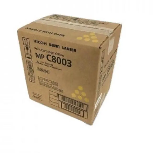 Alt view image 6 of 6 - Yellow Toner Cartridge for Ricoh 842197 IM C6500, IM C8000, MP C6503, MP C8003, Genuine Ricoh Brand